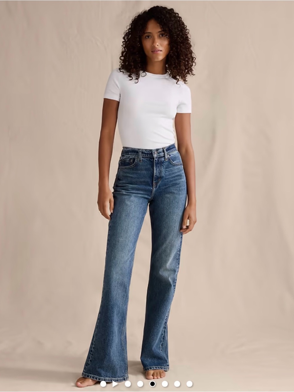 NWT Banana Republic High Waist Bootcut Jeans 27 medium wash
